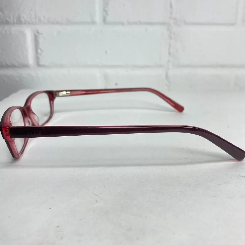 Ted Baker London Brown Tortoise B705 Plastic Frame Eyeglasses‎ Pink H2592